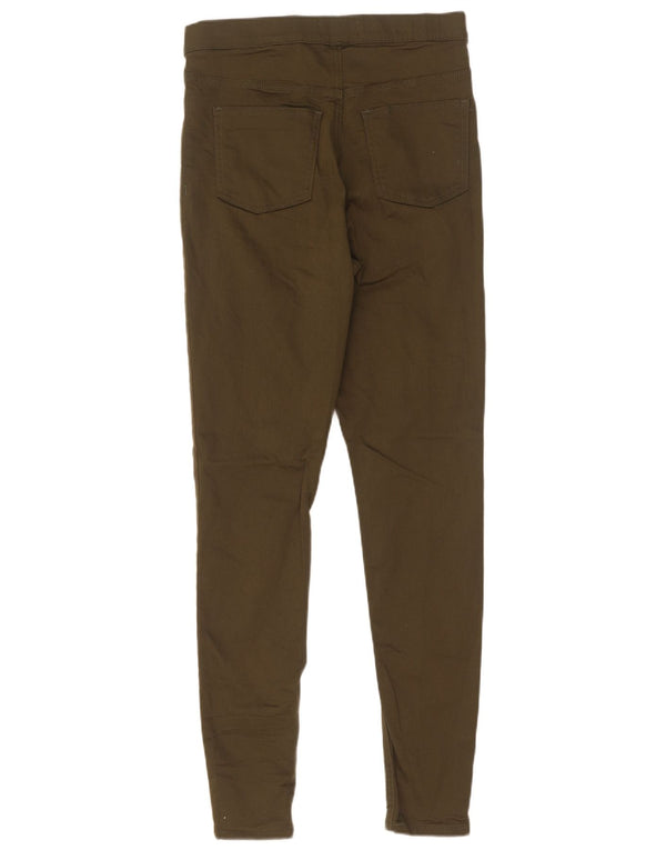 Marks & Spencer Γυναικεία Jegging Τζιν UK 10 Small W28 L30 Χακί βαμβάκι