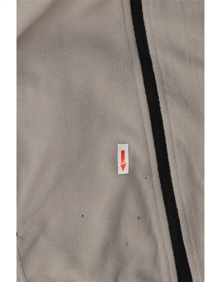 TRUSSARDI Γυναικείο Fleece Jacket UK 18 XL Grey Polyester