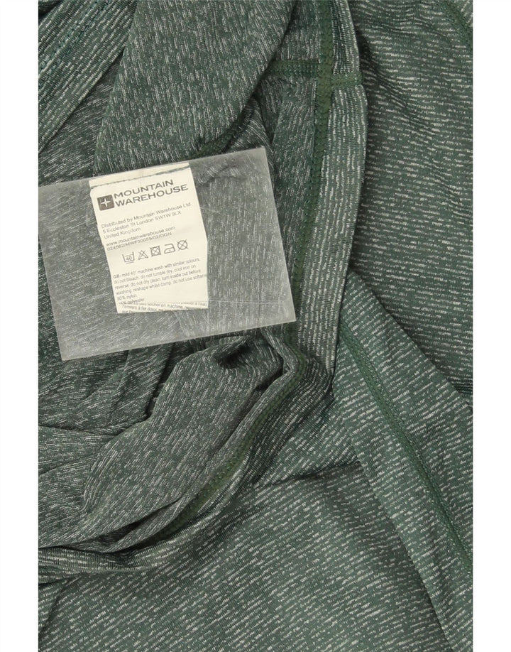 Ανδρικό T-Shirt Mountain Warehouse Top Large Green Flecked Nylon