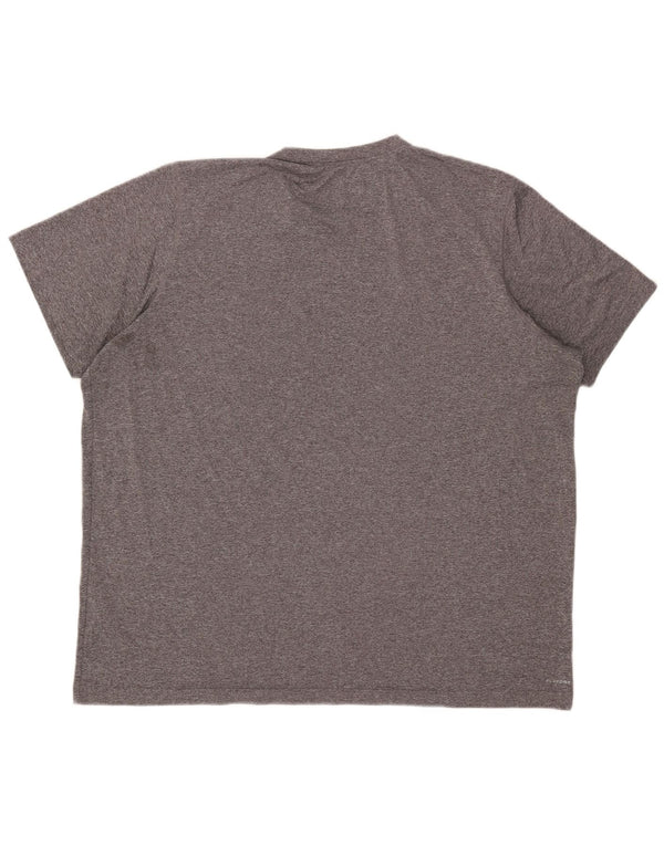 Ανδρικό T-Shirt Reebok Top 2XL με γκρι φλεγμονή πολυεστέρας