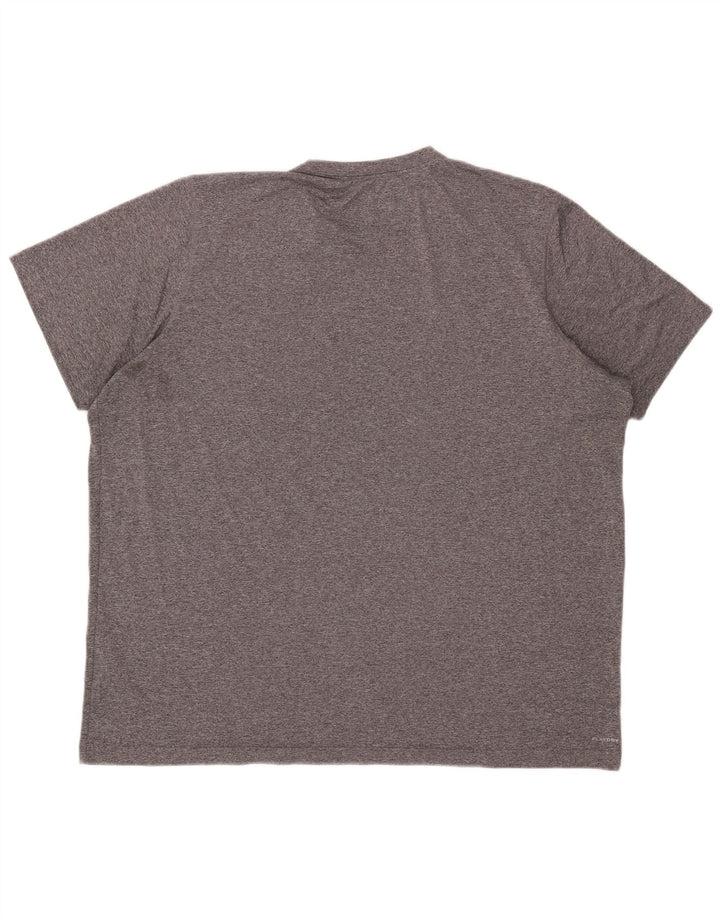 Ανδρικό T-Shirt Reebok Top 2XL με γκρι φλεγμονή πολυεστέρας
