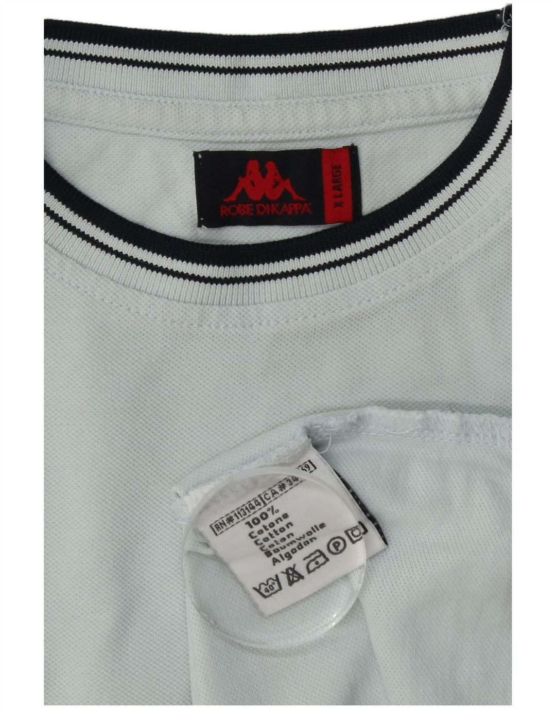 KAPPA Ανδρικό T-Shirt Top XL Blue Cotton