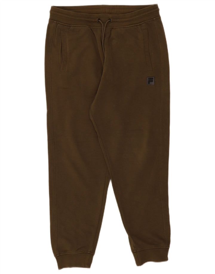 Ανδρική φόρμα Fila Παντελόνι Joggers Μεγάλο Χακί Βαμβακερό
