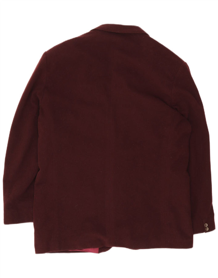 Yves Saint Laurent Ανδρικό σακάκι με 2 κουμπιά σακάκι IT 54 2XL Μαλλί μπορντό