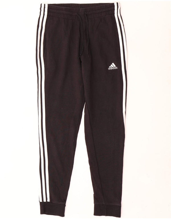 Γυναικεία αθλητική φόρμα Adidas Παντελόνι Joggers UK 8/10 Μικρό μαύρο βαμβακερό