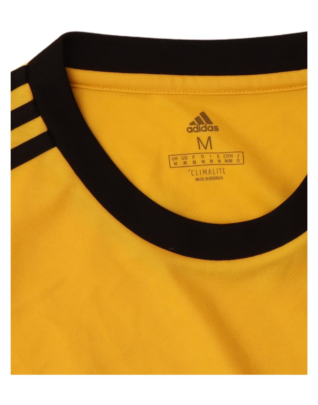 Ανδρικό T-Shirt Climalite Adidas Top Medium Yellow Polyester