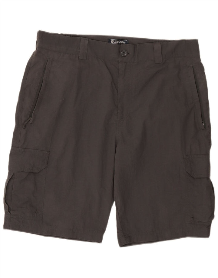 Ανδρικό σορτς φορτίου Mountain Warehouse W36 Large Grey Polyamide