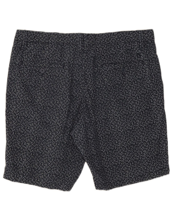 Ανδρικό σορτς Chino Penguin W36 Large Navy Blue γεωμετρικό βαμβακερό