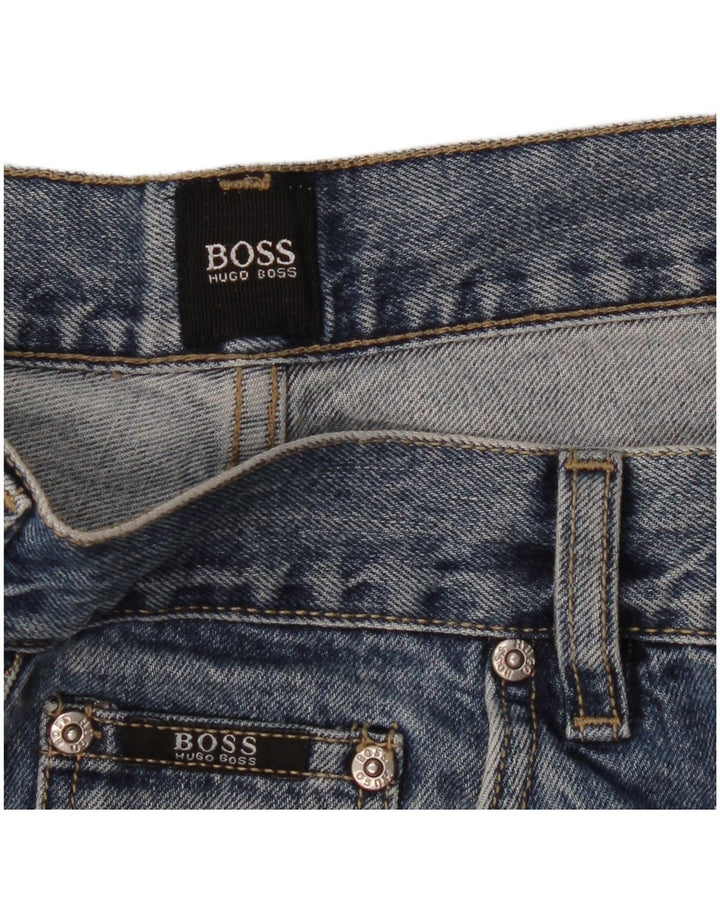 Ανδρικό τζιν ίσιο Hugo Boss W32 L32 Μπλε