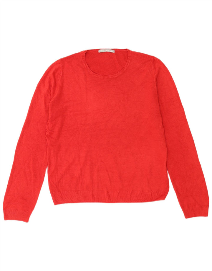 Marks & Spencer Γυναικείο πουλόβερ με λαιμόκοψη UK 14 Large Red