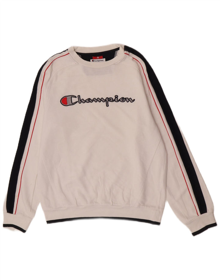 Ανδρικό γραφικό φούτερ Champion Jumper Medium White Colourblock