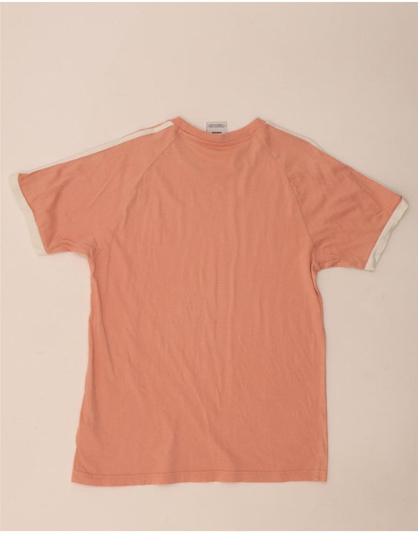 Adidas Γυναικείο T-Shirt Top UK 14 Medium Pink Βαμβακερό