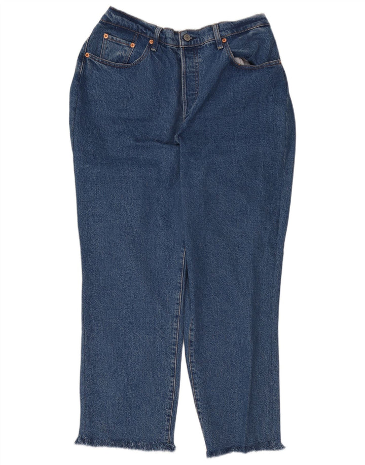 Γυναικείο Cropped Jeans Levi's W34 L26 Blue