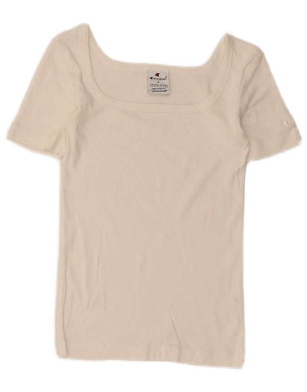 Champion Γυναικείο T-Shirt Top UK 8 Small White