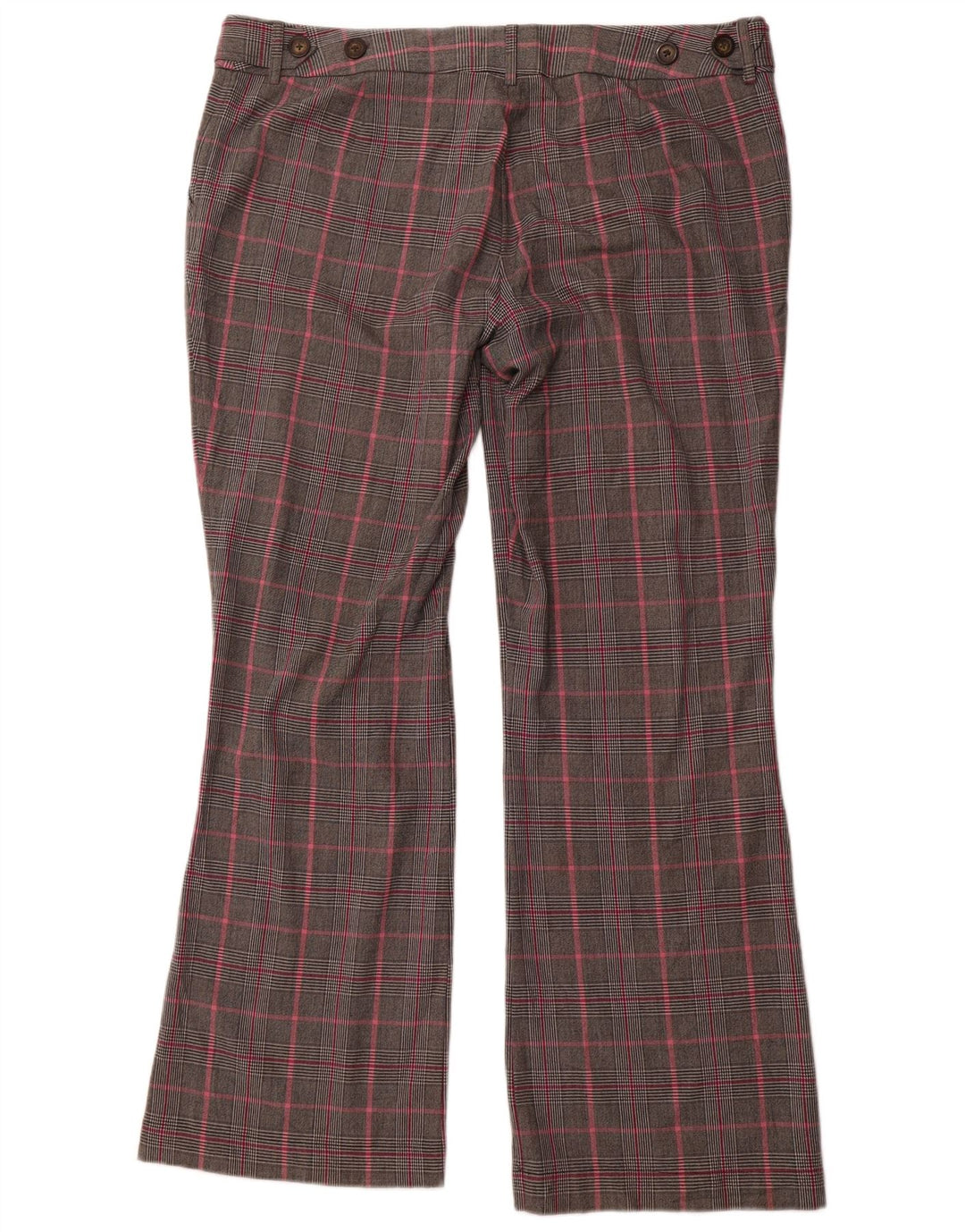 MOSSIMO Γυναικείο Bootcut Casual Παντελόνι US 18 2XL W40 L32 Grey Check
