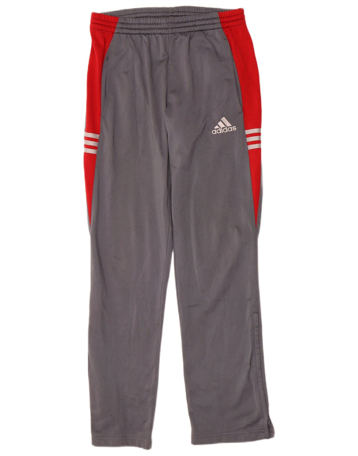 Ανδρική αθλητική φόρμα Adidas Παντελόνι μικρού γκρι χρώματος πολυεστέρας