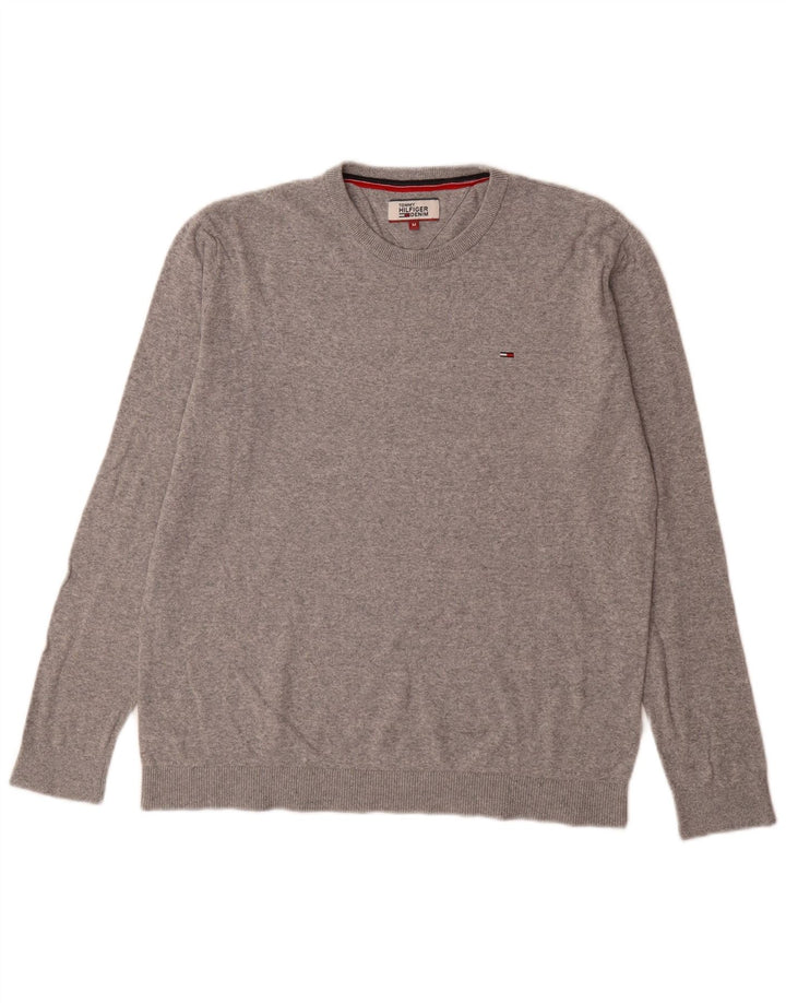 Ανδρικό πουλόβερ με λαιμόκοψη Tommy Hilfiger, μεσαίο βαμβακερό