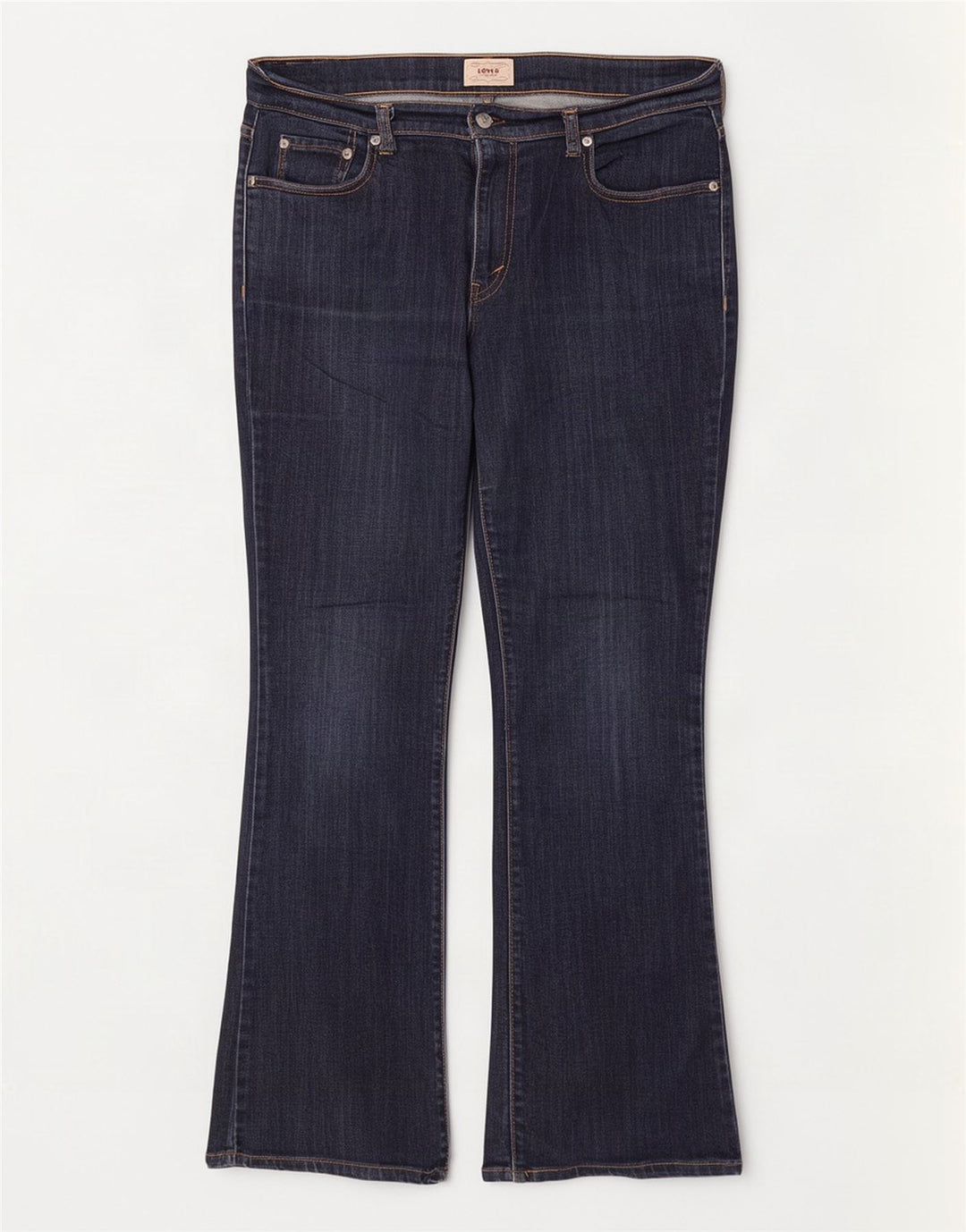 Γυναικείο τζιν Levi's Bootcut US 12 Large W32 L30 Navy Blue Cotton