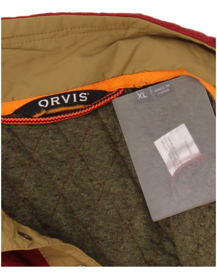 Ανδρικό φούτερ με λαιμόκοψη Orvis, Jumper XL, κόκκινο βαμβακερό