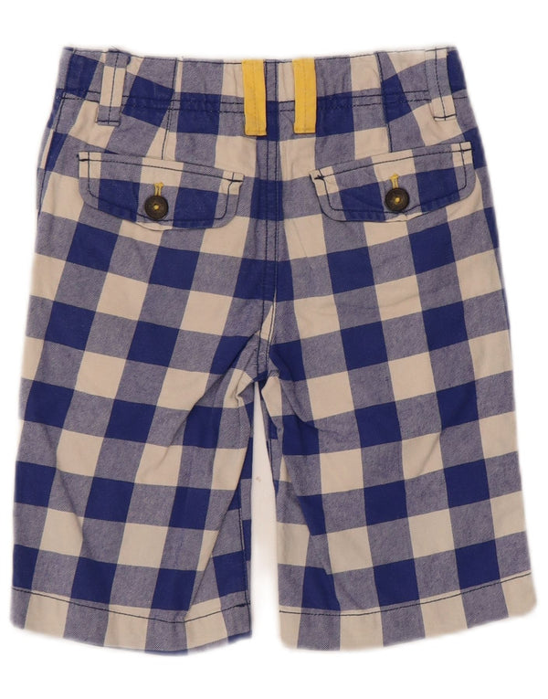 Boden Boys Chino Shorts 6-7 ετών W22 Blue Gingham