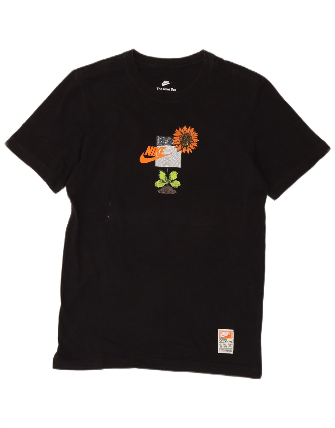 Ανδρικό γραφικό T-Shirt NIKE Top Small Black Floral
