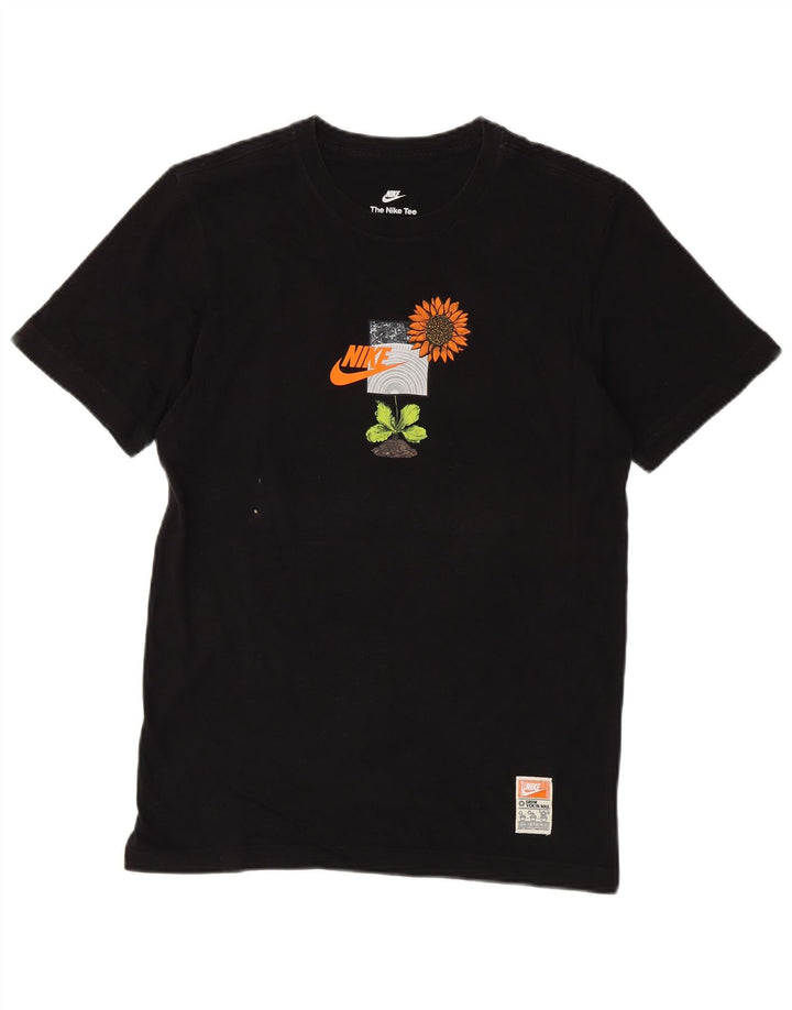 Ανδρικό γραφικό T-Shirt NIKE Top Small Black Floral