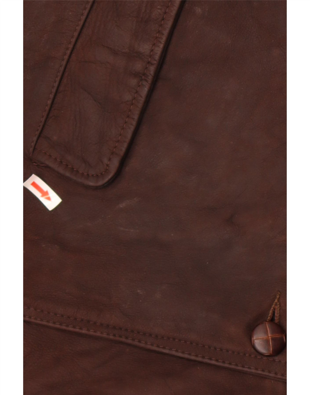 Vintage Ανδρικό Δερμάτινο Μπουφάν IT 48 Δερμάτινο Μεσαίο Καφέ