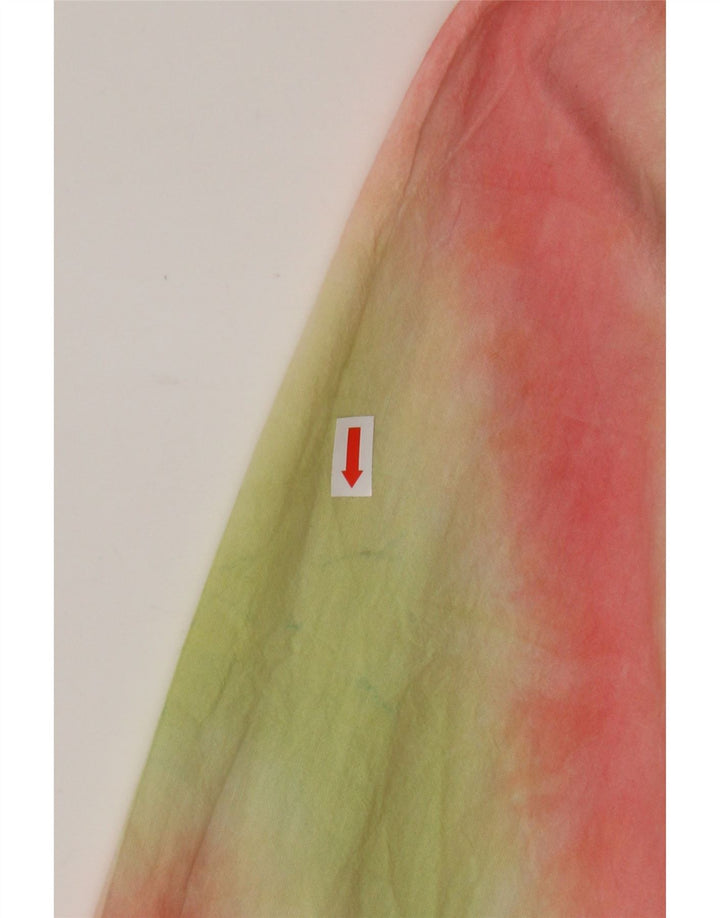 VINTAGE Womens Cardigan Top UK 14 Large Multicoloured Tie Dye