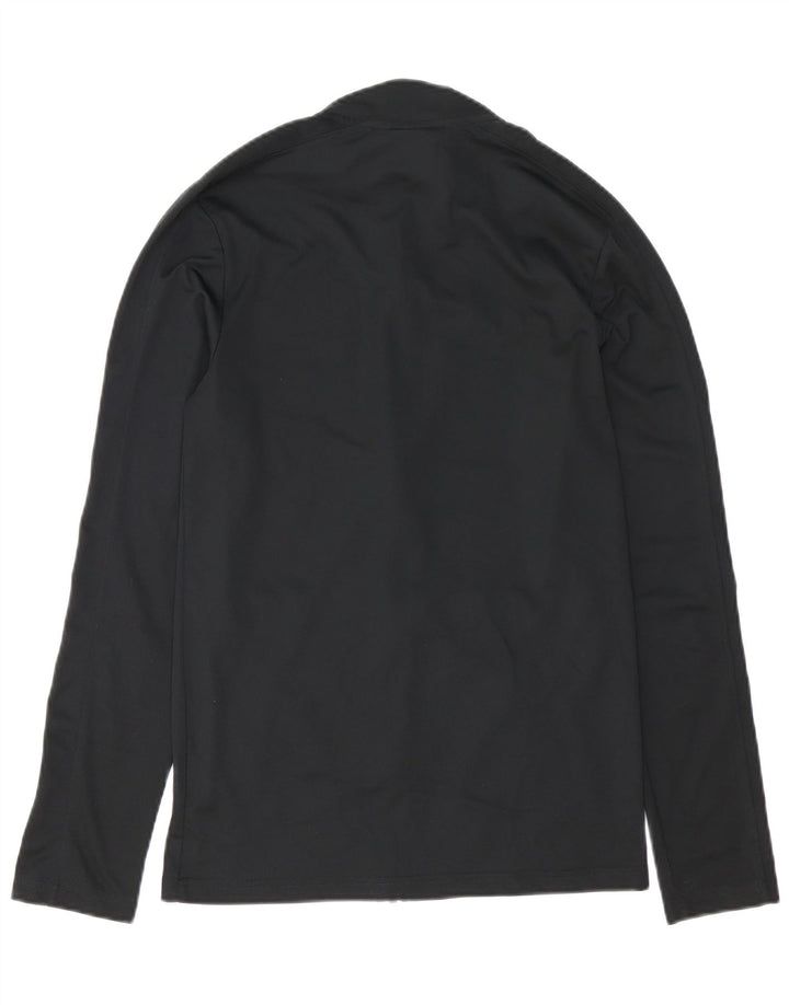 Ανδρική φόρμα γυμναστικής Nike Dri Fit Slim Fit Μπουφάν μικρού μαύρου πολυεστέρα