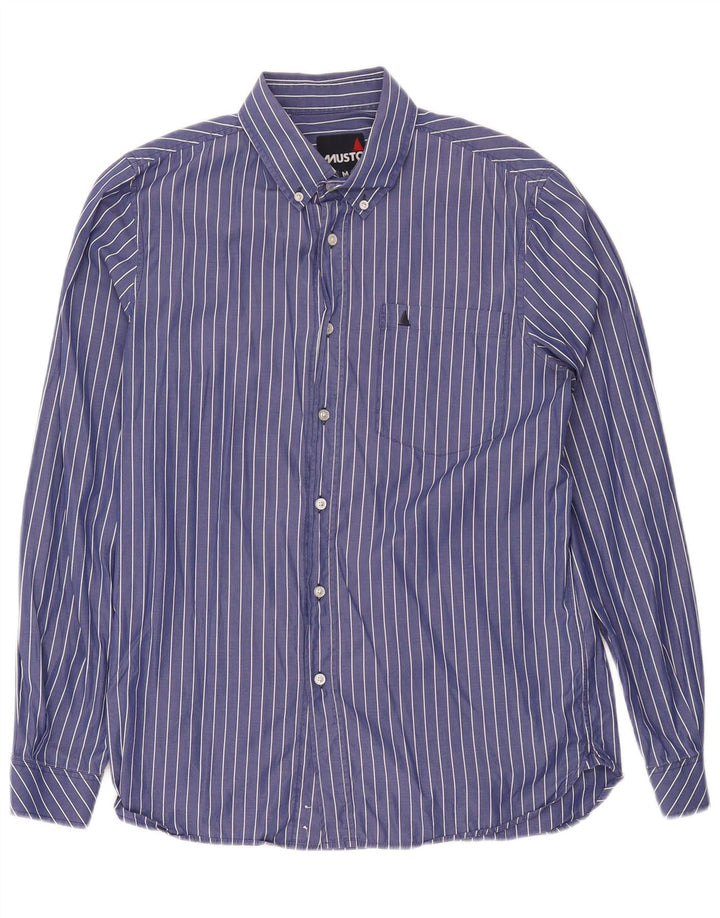 Ανδρικό πουκάμισο Musto με μεσαίο μπλε pinstripe