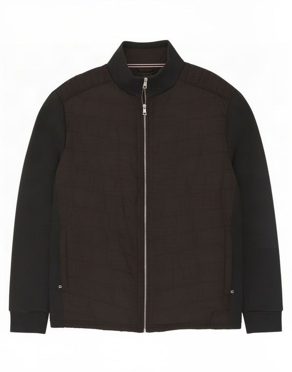 Ανδρικό μπουφάν Marks & Spencer UK 42 XL Μαύρο Colourblock Βαμβακερό