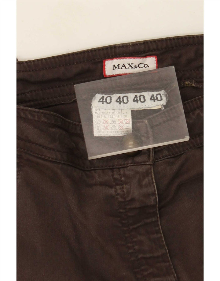 Max&Co. Γυναικείο Slim Cargo Παντελόνι UK 8 Small W30 L29 Καφέ