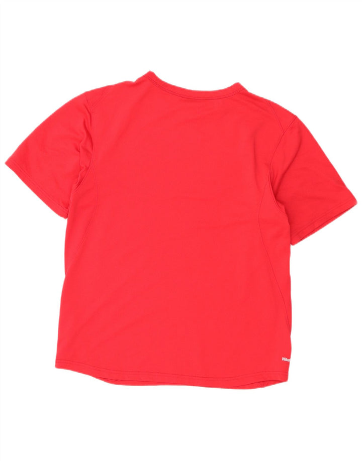 Ανδρικό T-Shirt Nike Top UK 39/41 Μεσαίο κόκκινο πολυεστέρας