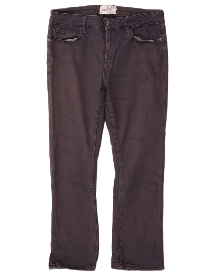 Fat Face Γυναικείο Cropped Jeans UK 10 Small W28 L23 Grey Cotton