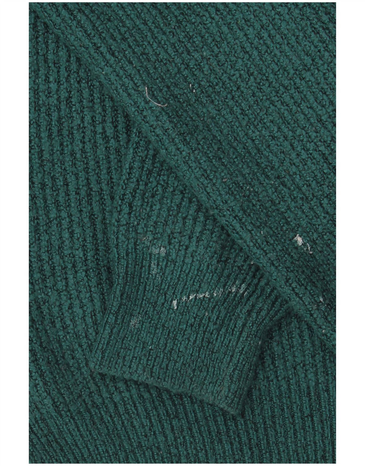 Marks & Spencer Γυναικείο πουλόβερ με λαιμόκοψη UK 12 Medium Green
