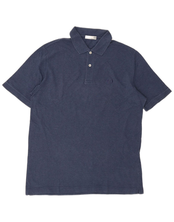 Sergio Tacchini Ανδρικό μπλουζάκι Milano Polo IT 52 Large Navy Blue