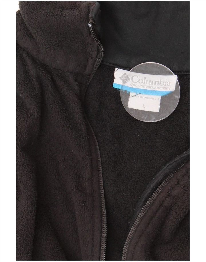 COLUMBIA Γυναικείο Fleece Jacket UK 16 Large Black