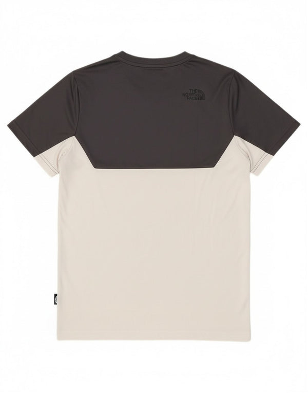 The North Face Boys Graphic T-Shirt Top 14-15 Years XL White Colourblock