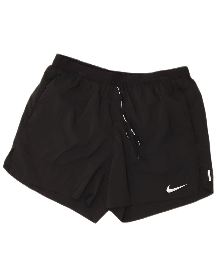 Ανδρικό αθλητικό σορτς Nike Dri Fit από μεσαίο μαύρο πολυεστέρα