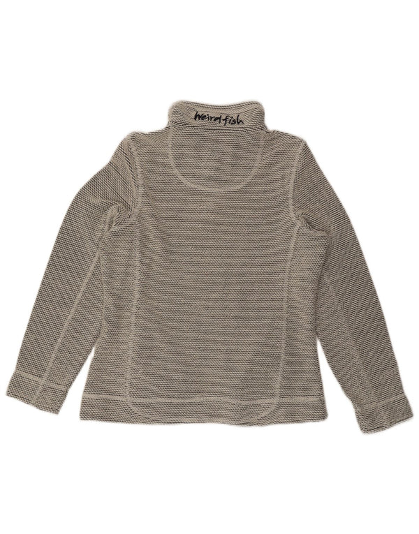 Γυναικείο φούτερ με φερμουάρ WEIRD FISH Jumper UK 12 Medium Grey Acrylic