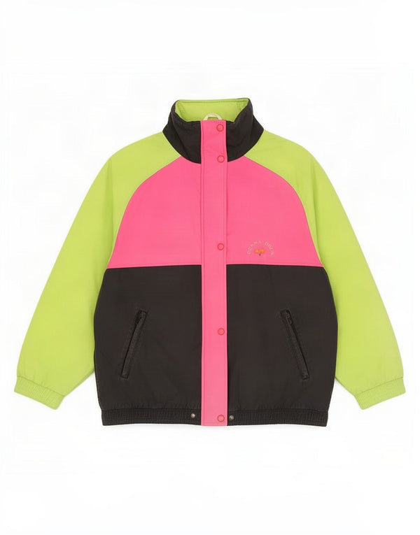 Vintage γυναικείο μπουφάν σκι UK 18 XL Πολύχρωμο Colourblock