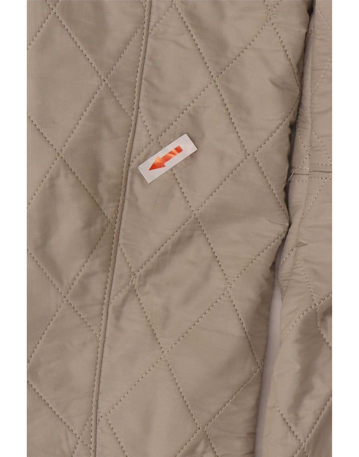 Γυναικείο καπιτονέ μπουφάν Barbour UK 8 Small Off White Polyamide
