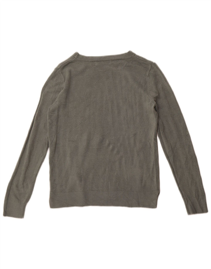 Marks & Spencer Γυναικείο πουλόβερ με λαιμό σκάφος UK 10 Small Khaki