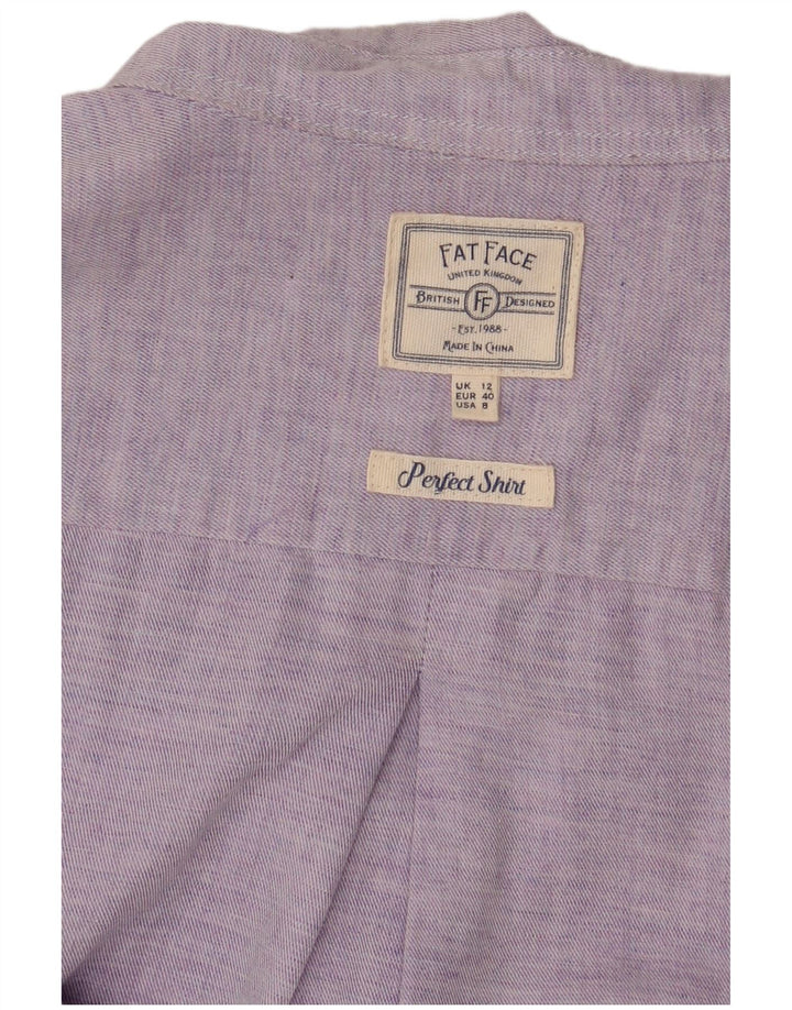FAT FACE Ανδρικό πουκάμισο UK 12 Medium Purple