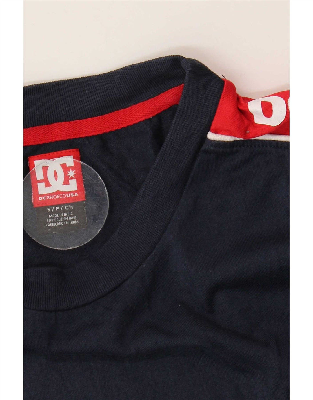 Ανδρικό γραφικό μπλουζάκι DC Small Blue Navy Colourblock