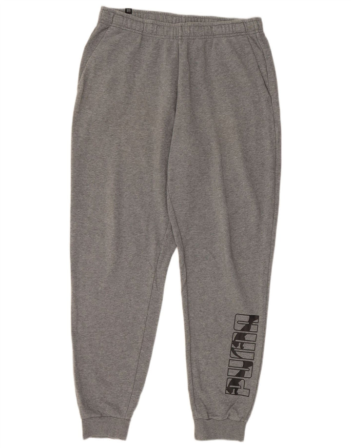 Ανδρική αθλητική φόρμα Puma Graphic Παντελόνι Joggers Large Grey