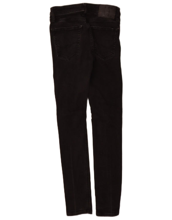 Jack & Jones Ανδρικό Liam Skinny Jeans W28 L30 Μαύρο βαμβακερό