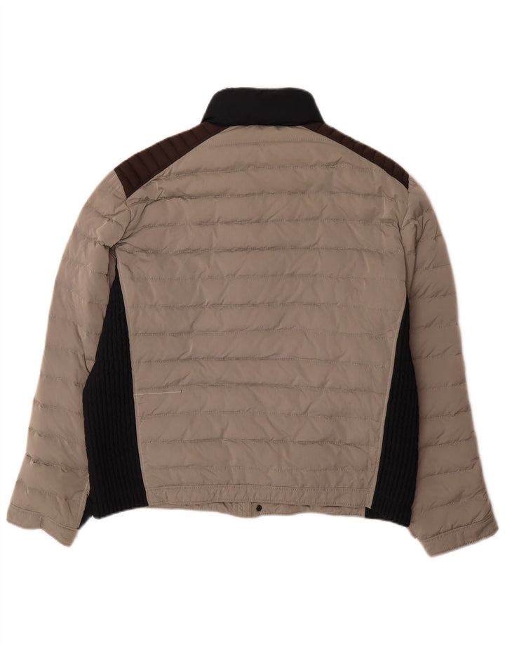 Amerigo Vespucci Ανδρικό μπουφάν με επένδυση UK 40 Large Grey Colourblock Polyamide
