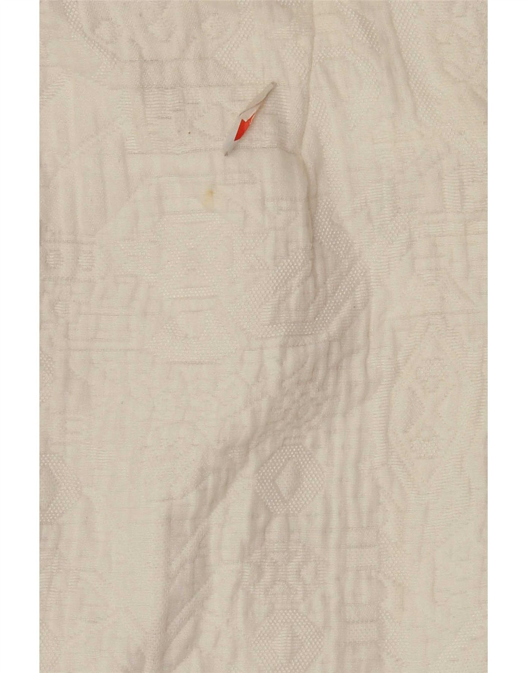 Zara Γυναικείο Utility Μπουφάν UK 18 XL Λευκός γεωμετρικός πολυεστέρας