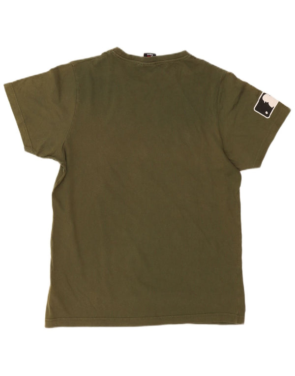 Γραφικό μπλουζάκι Majestic Mens New York Yankees Top Large Khaki Cotton